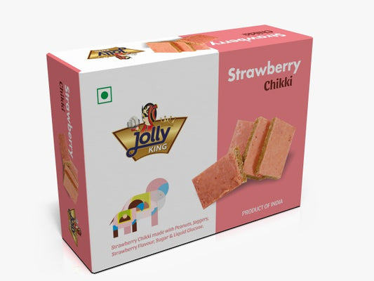 Strawberry mava chikki